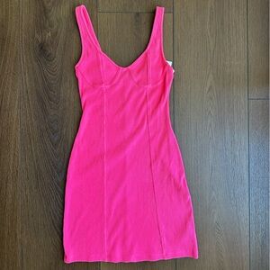 Aerie Bright Pink Mini Dress